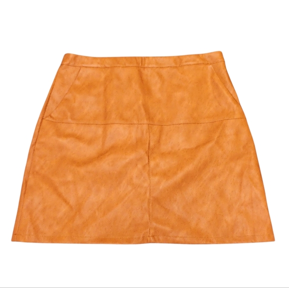 Shinestar Dresses & Skirts - Shinestar Faux Leather Mini Skirt With Pockets Size XL